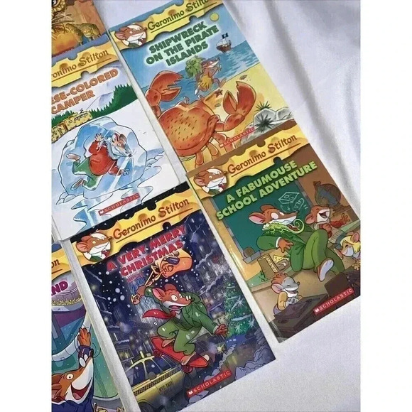 LOT of 9Geronimo Stilton Thea Children's Chapter Books Paperback 1 Hardcover - Picture 4 of 13